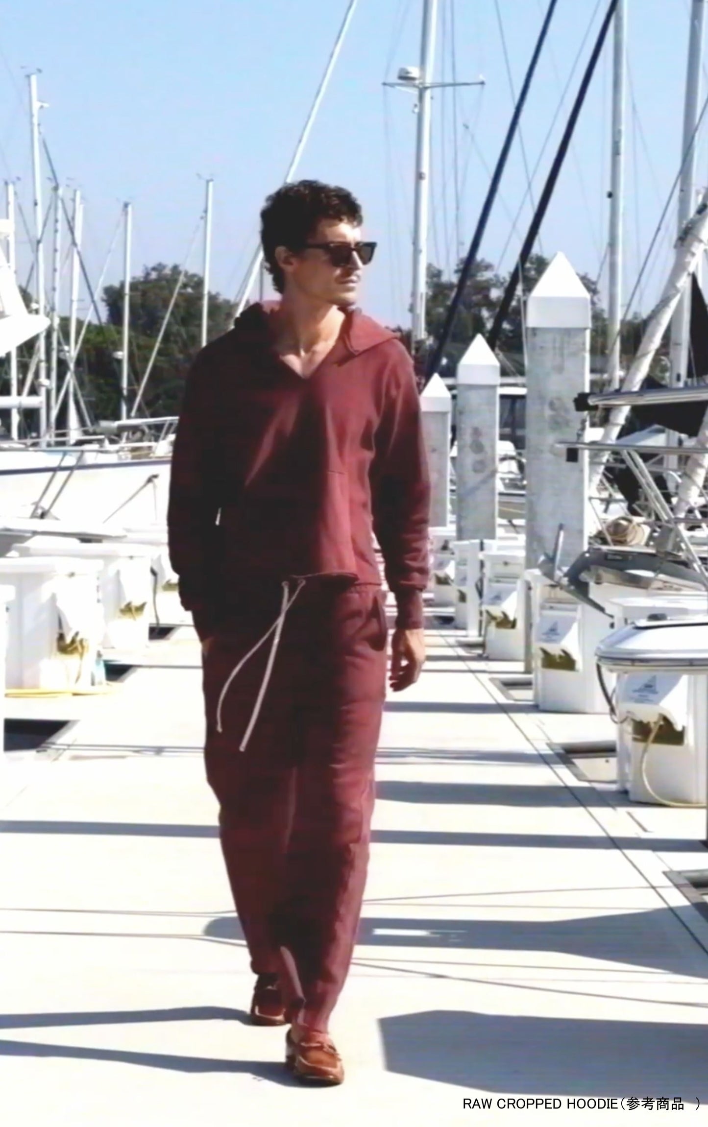 【NEW】LES TIEN_RAW RAGLAN HOODIE_CF-1135-PS