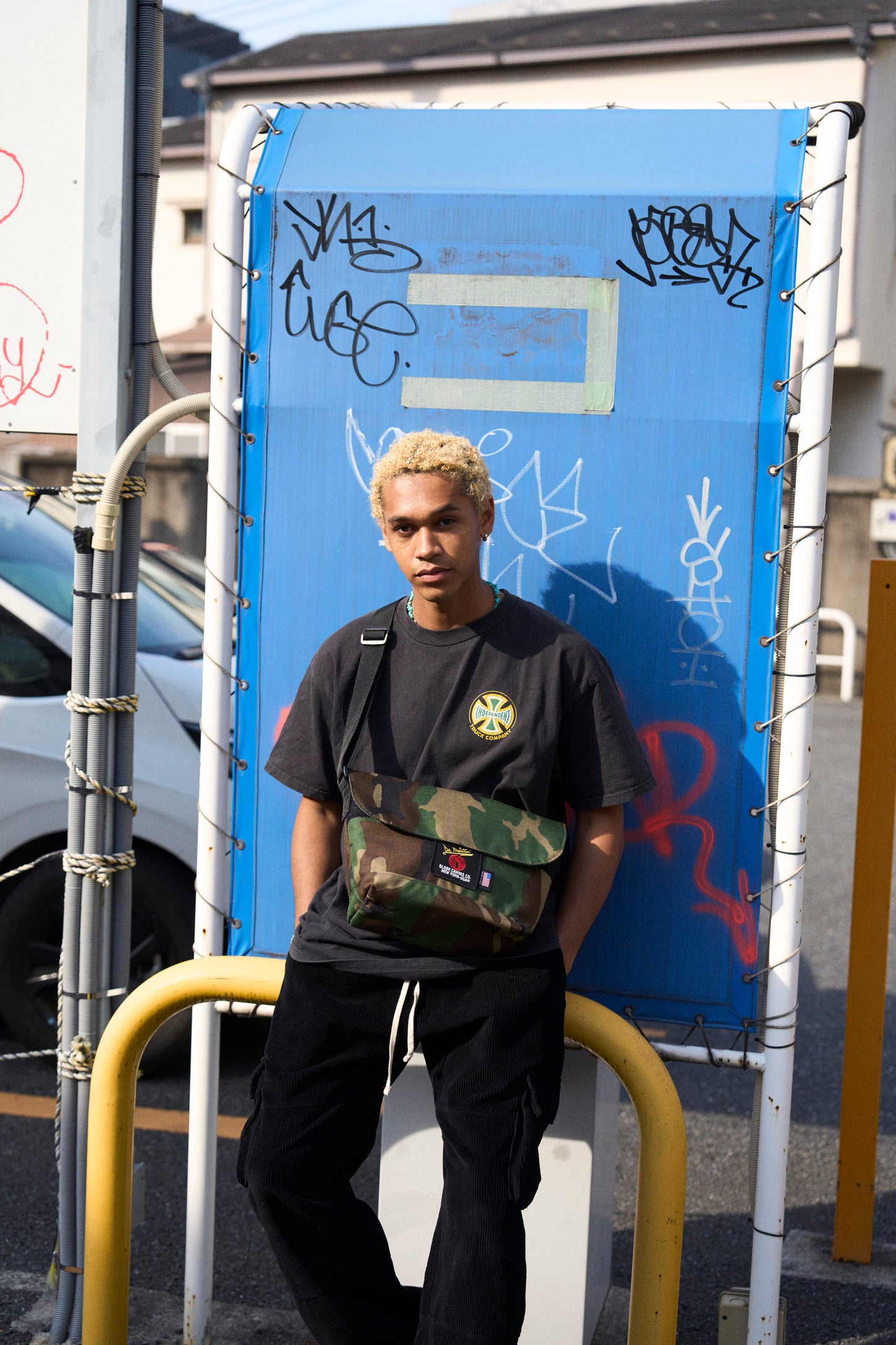 【Restock】De Martini_ MESSENGER BAG (SMALL) _nylon