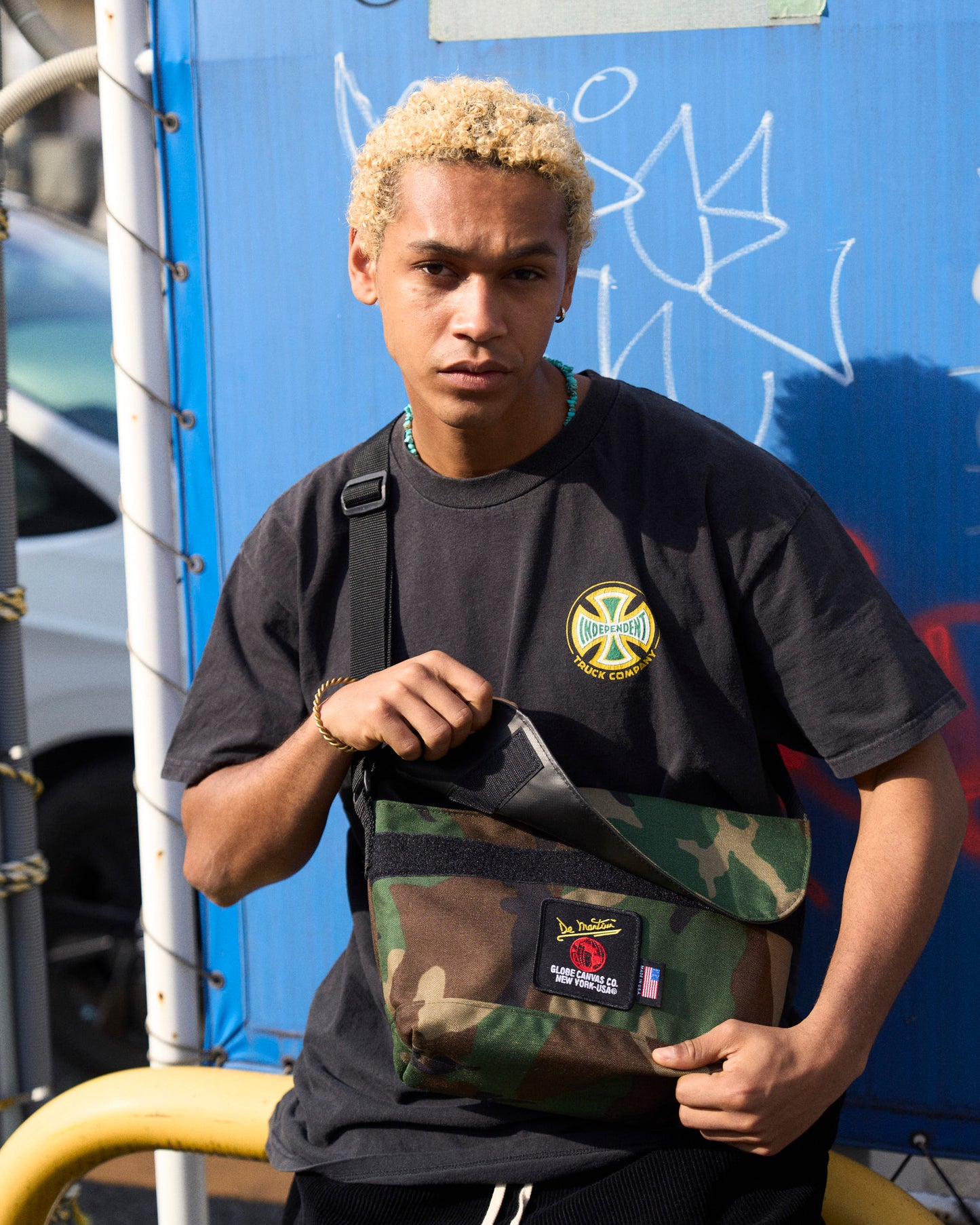 【Restock】De Martini_ MESSENGER BAG (SMALL) _nylon
