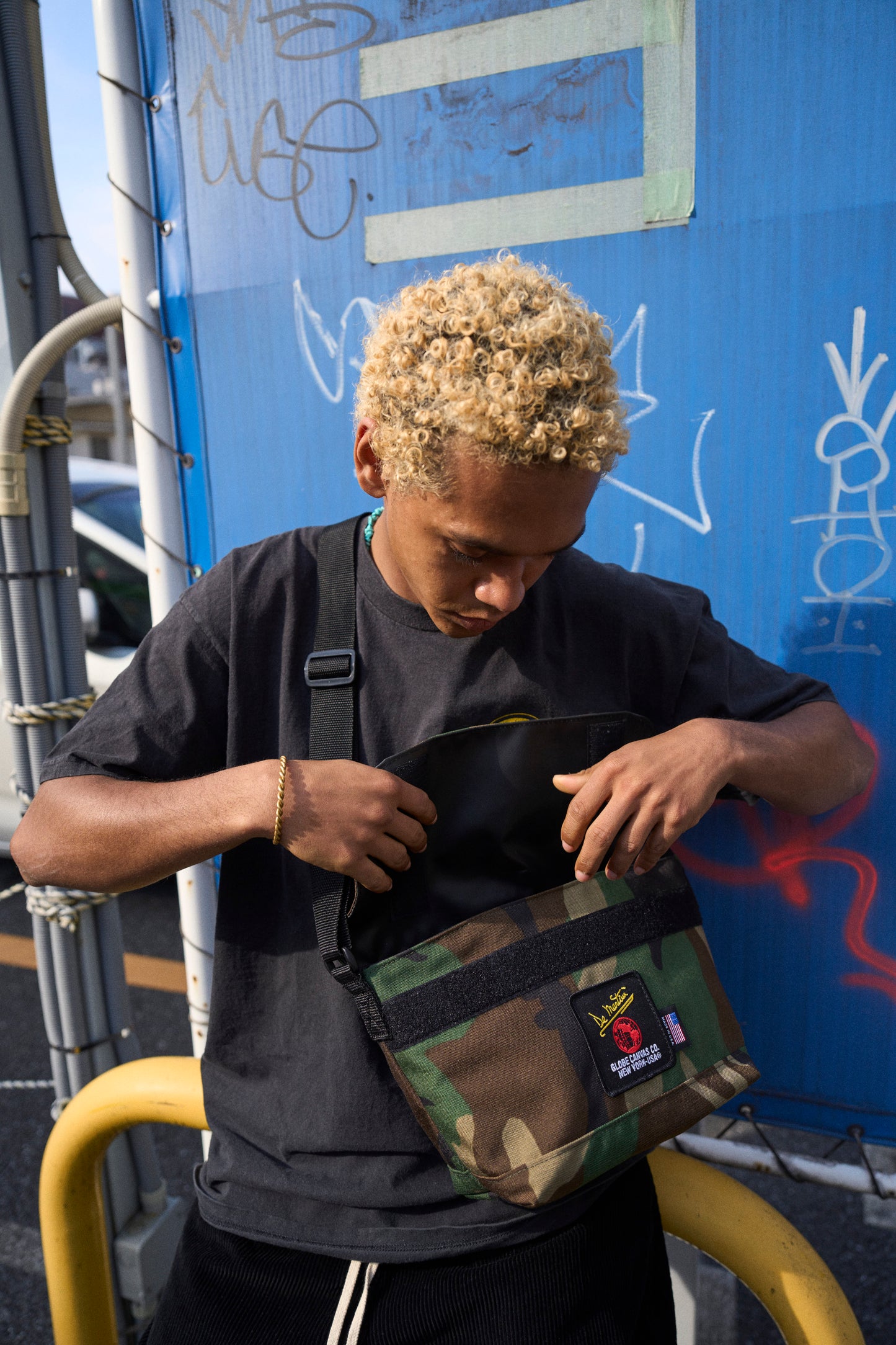【Restock】De Martini_ MESSENGER BAG (SMALL) _nylon