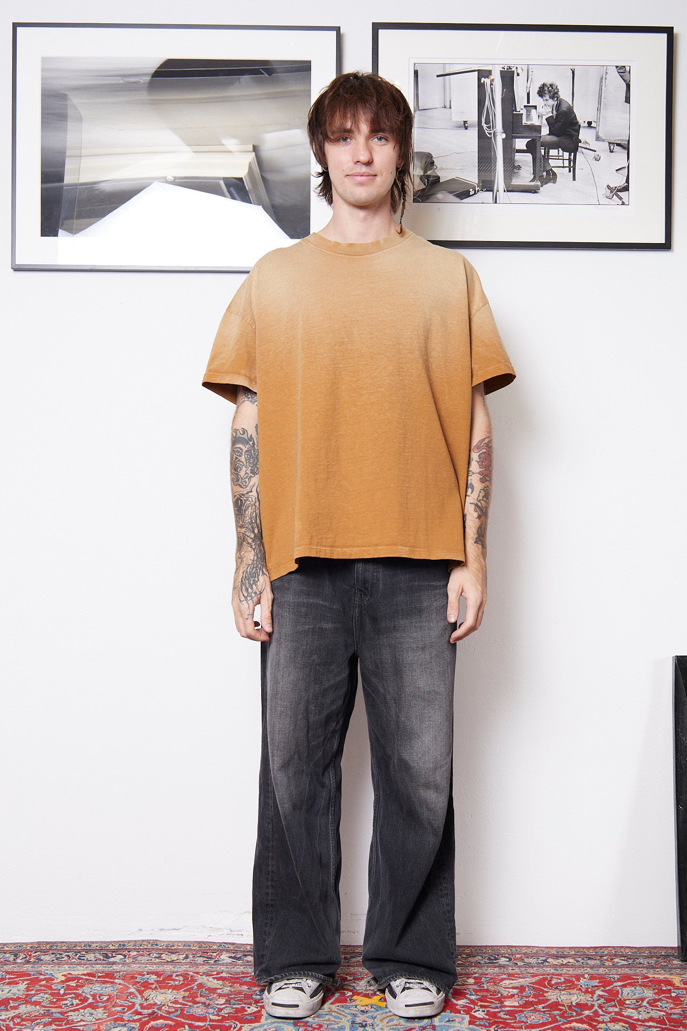 【新色】LES TIEN_OVERSIZED TEE_SUN FADED_HV-2036J-SF