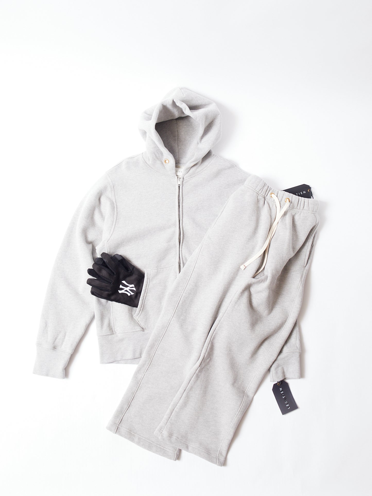 LES TIEN_CROPPED ZIP HOODIE_CF-1011