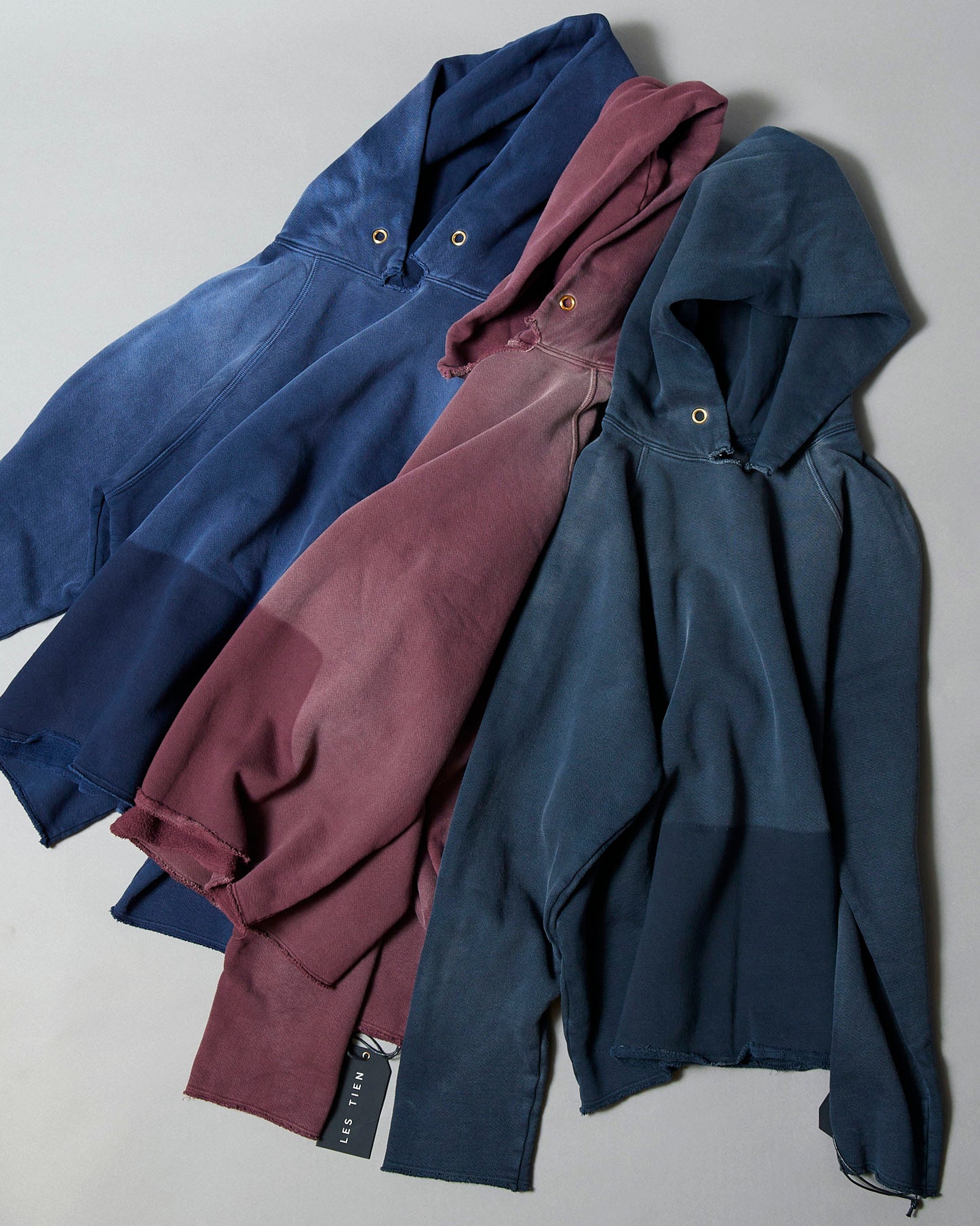 【NEW】LES TIEN_RAW RAGLAN HOODIE