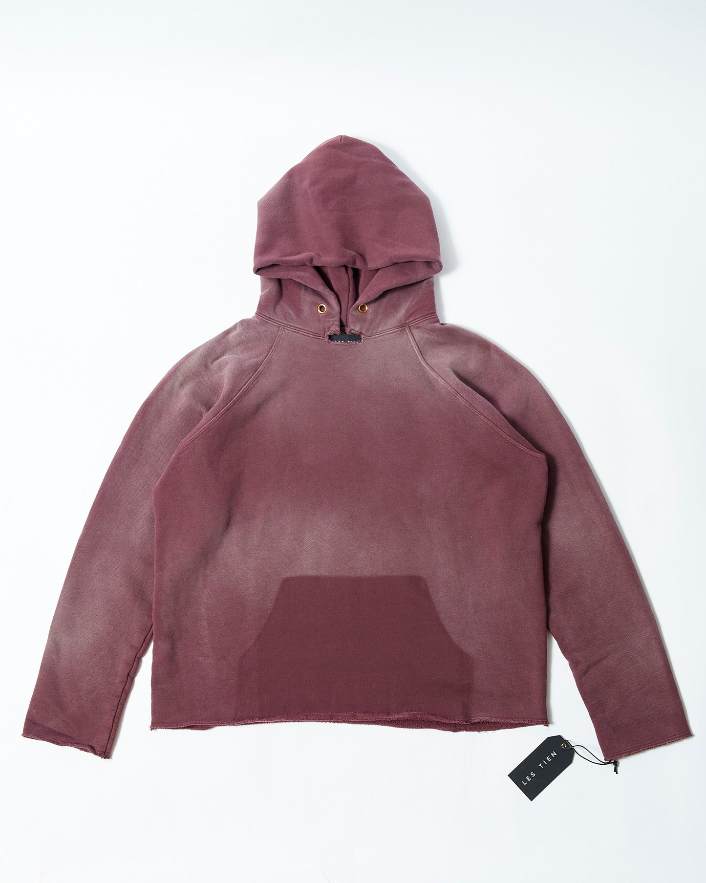 【NEW】LES TIEN_RAW RAGLAN HOODIE