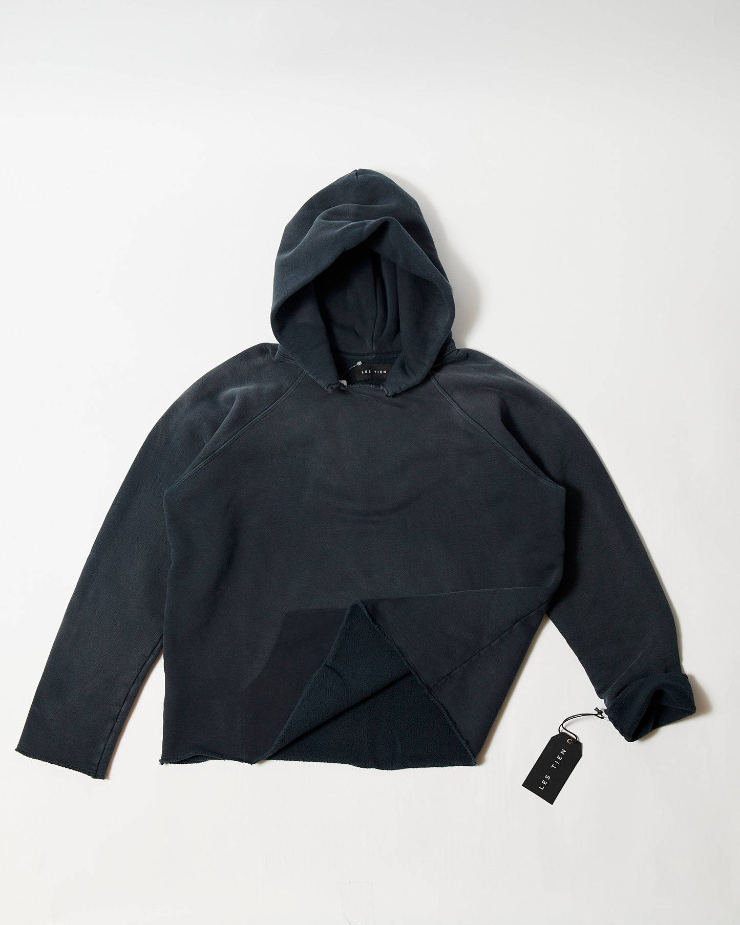 【NEW】LES TIEN_RAW RAGLAN HOODIE