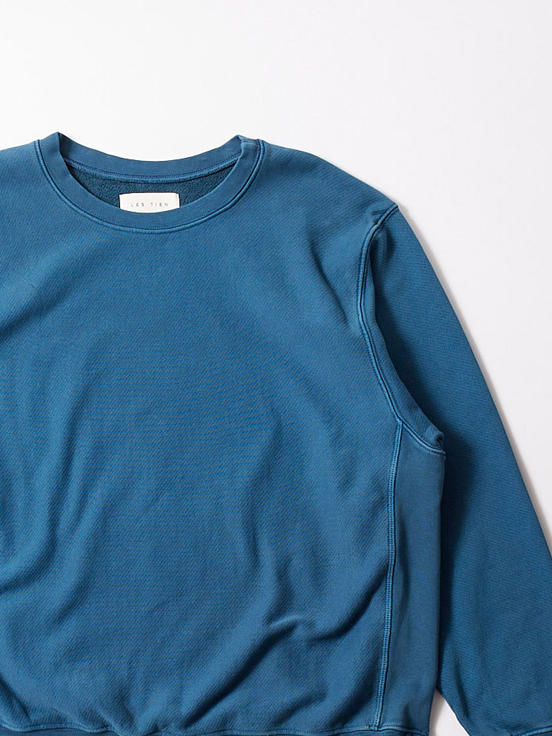 【NEW】LES TIEN_CROP CREW_PIGMENT DYE_CF-1003-PD