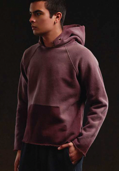 【NEW】LES TIEN_RAW RAGLAN HOODIE