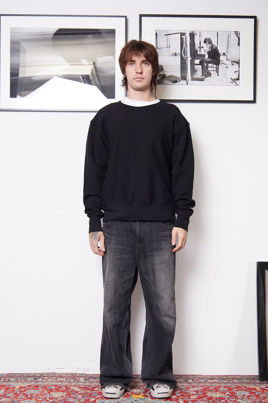 “定番“  LES TIEN_CROP CREW_CF-1003