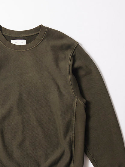 【NEW】LES TIEN_CROP CREW_PIGMENT DYE_CF-1003-PD