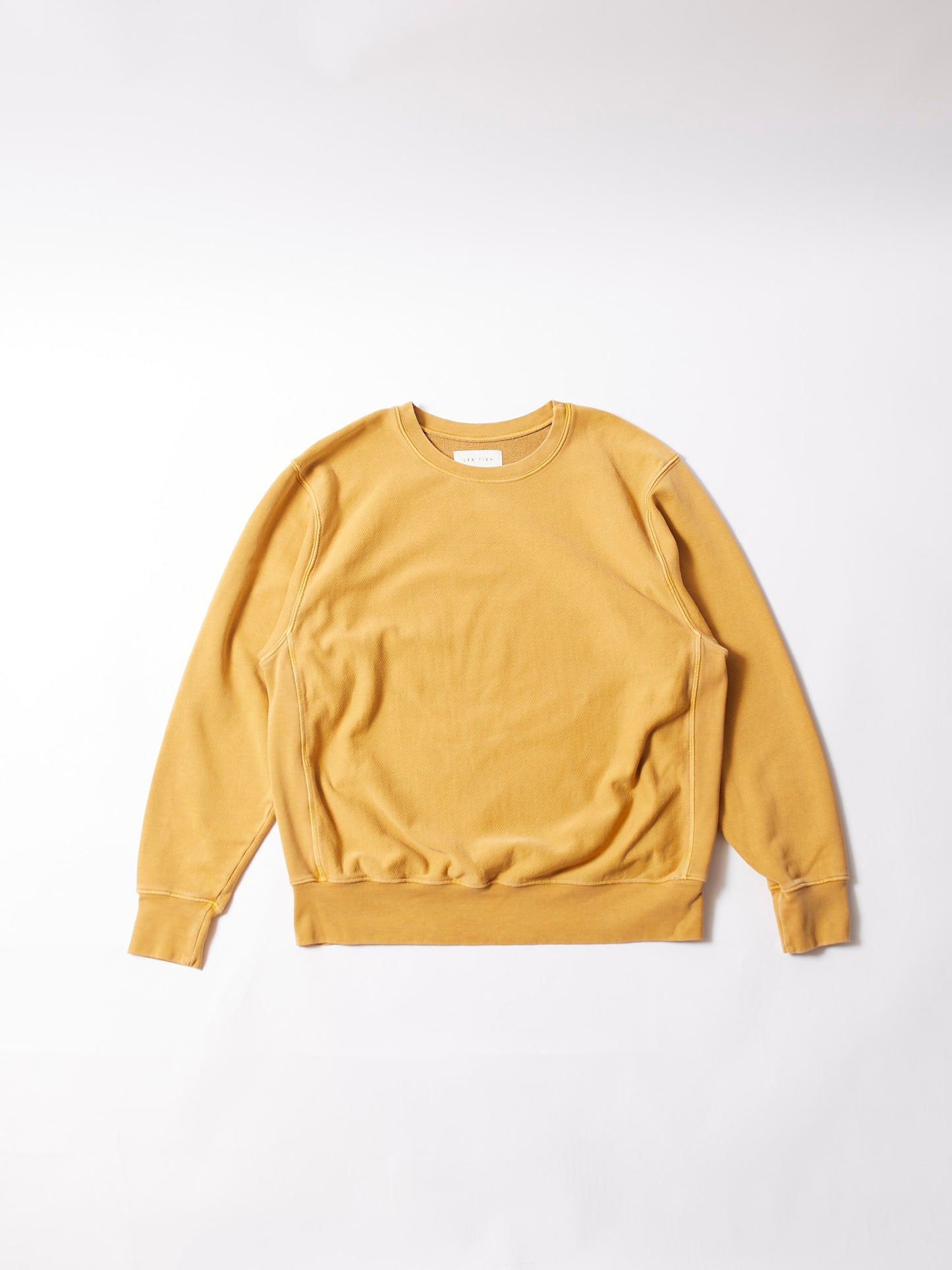 【NEW】LES TIEN_CROP CREW_PIGMENT DYE_CF-1003-PD