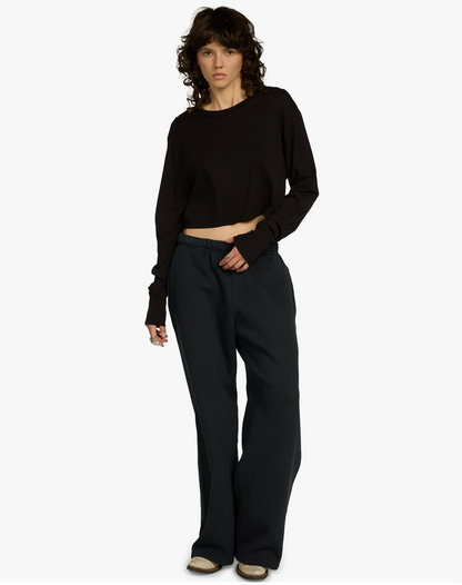 【NEW】LES TIEN_MERT LONG SLEEVE CROP TEE_W-CC-2061