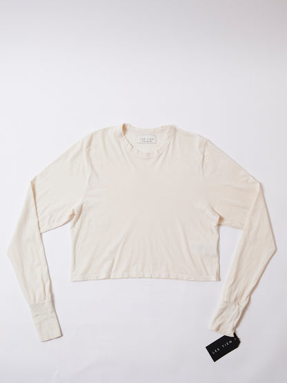 【NEW】LES TIEN_MERT LONG SLEEVE CROP TEE_W-CC-2061