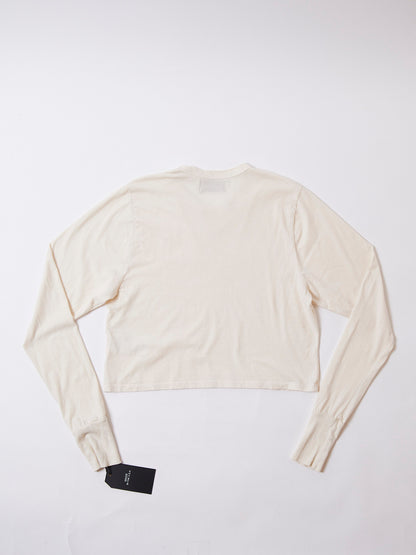 【NEW】LES TIEN_MERT LONG SLEEVE CROP TEE_W-CC-2061