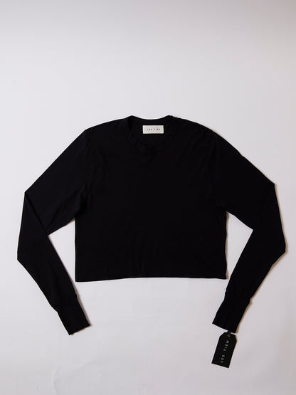 【NEW】LES TIEN_MERT LONG SLEEVE CROP TEE_W-CC-2061