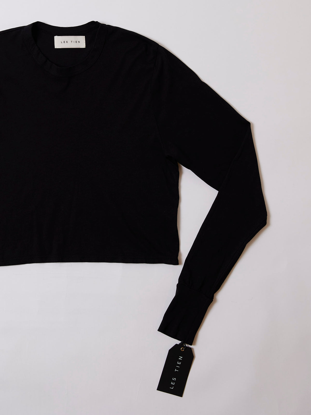 【NEW】LES TIEN_MERT LONG SLEEVE CROP TEE_W-CC-2061
