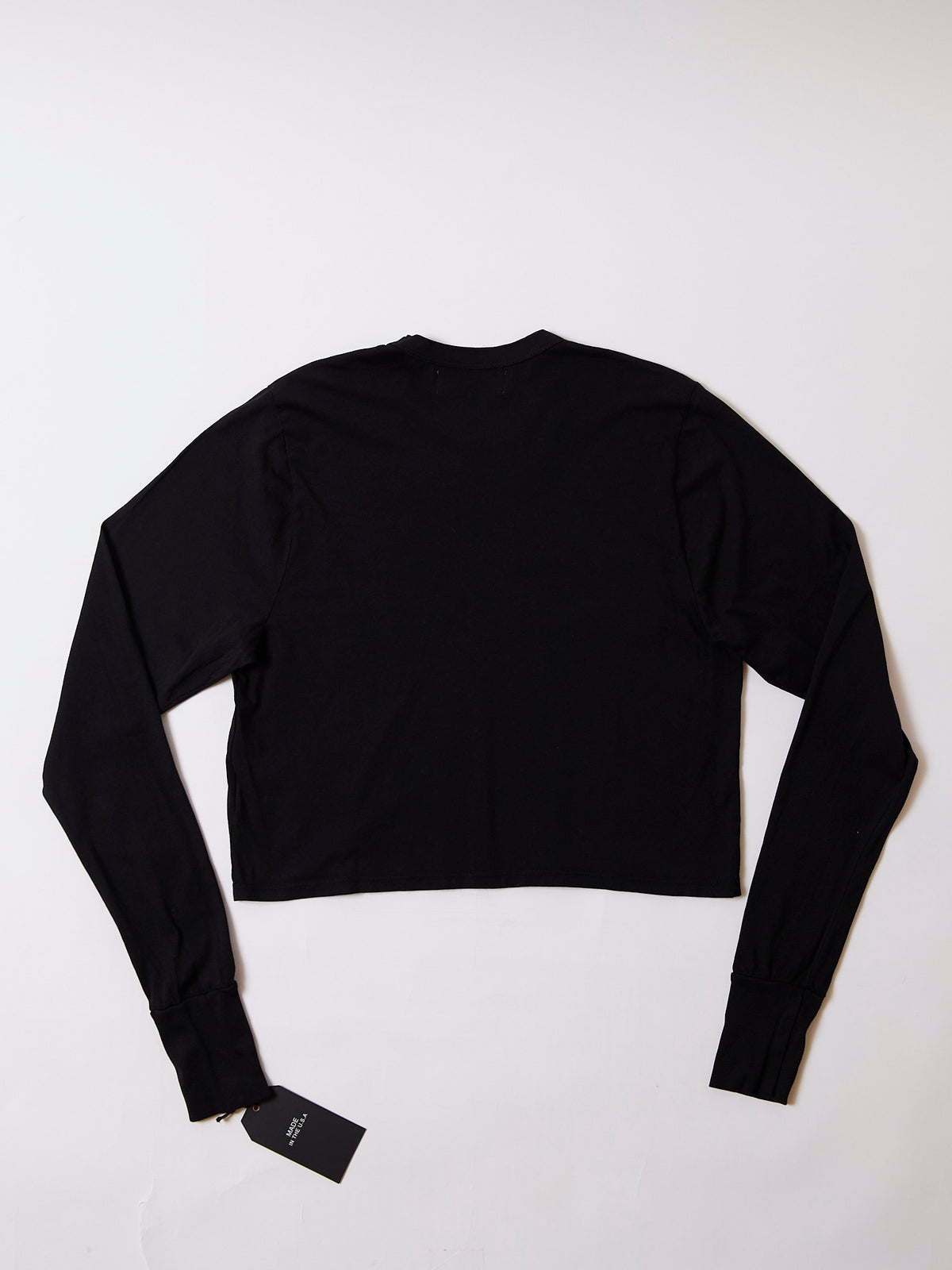 【NEW】LES TIEN_MERT LONG SLEEVE CROP TEE_W-CC-2061