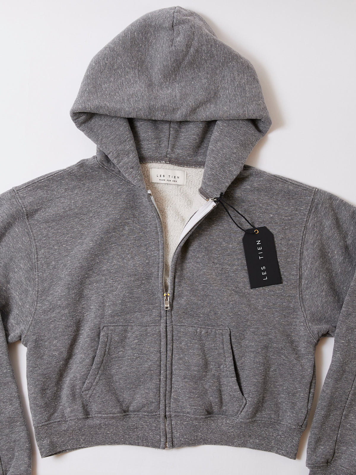 【NEW】LES TIEN_ZENDAYA ZIP HOODIE_W-TB-1059