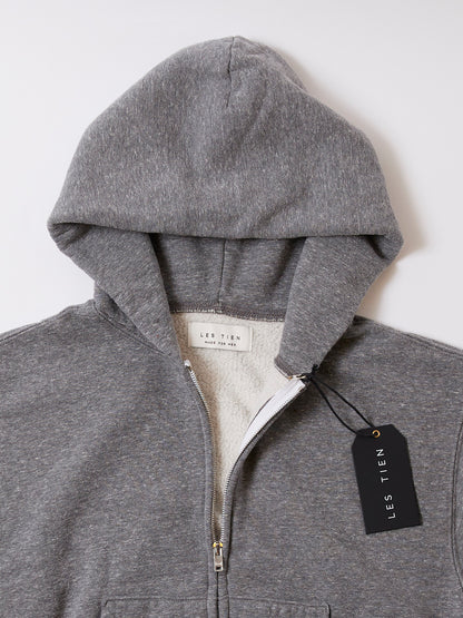 【NEW】LES TIEN_ZENDAYA ZIP HOODIE_W-TB-1059