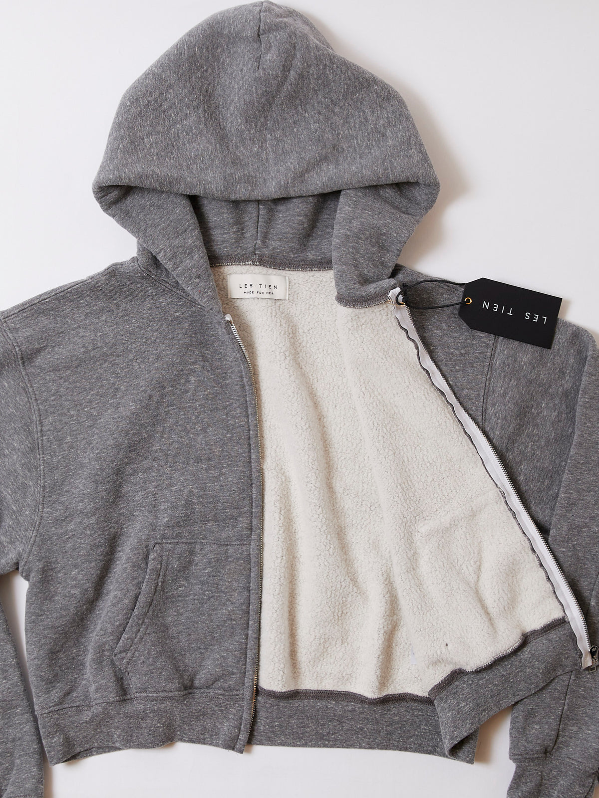 【NEW】LES TIEN_ZENDAYA ZIP HOODIE_W-TB-1059