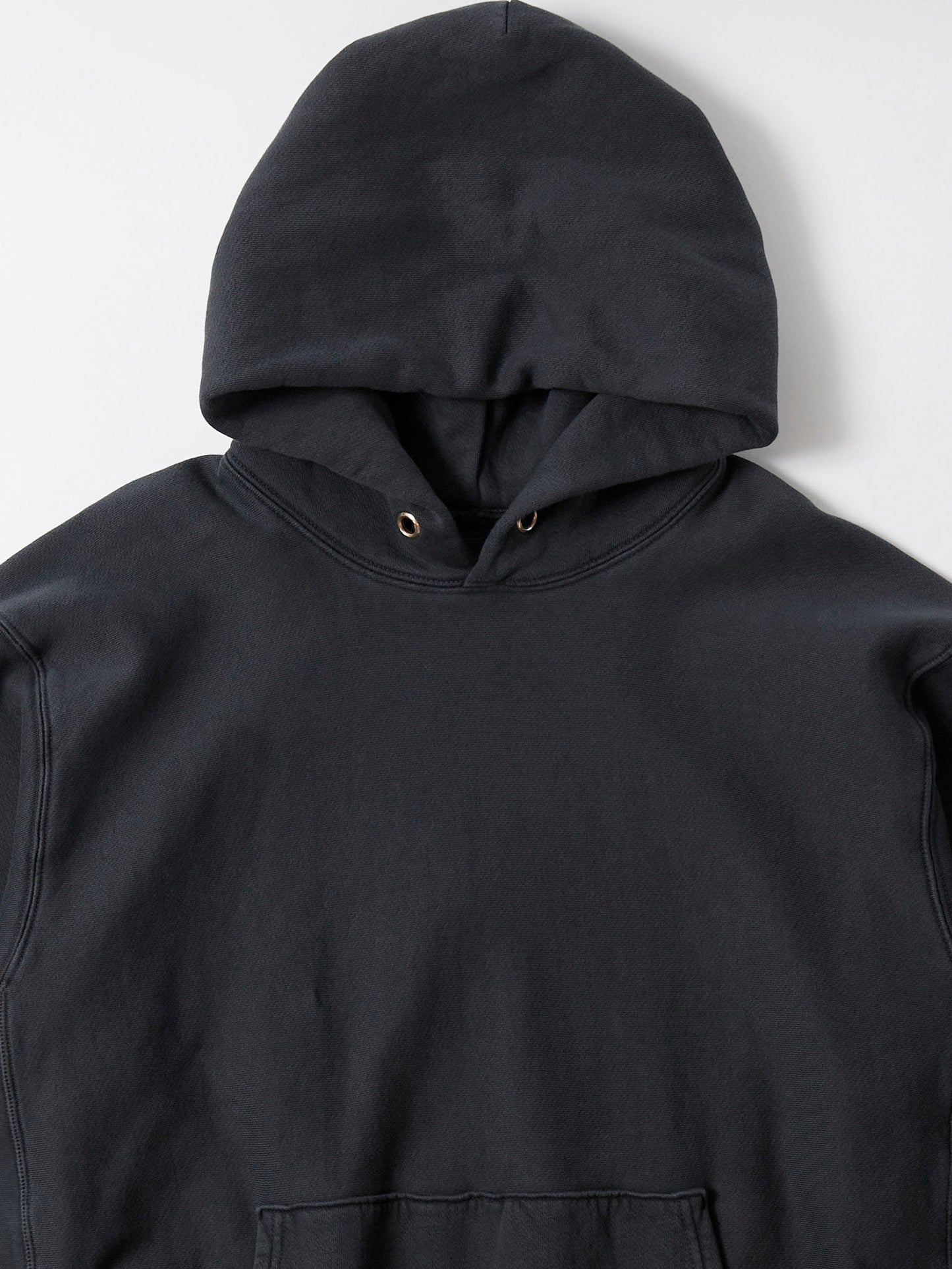 【NEW COLOR】LES TIEN_CROPPED HOODIE_CF-1001 (FADED BLACK)