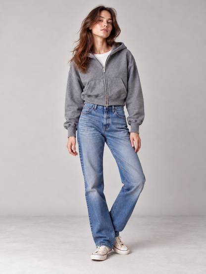 【NEW】LES TIEN_ZENDAYA ZIP HOODIE_W-TB-1059