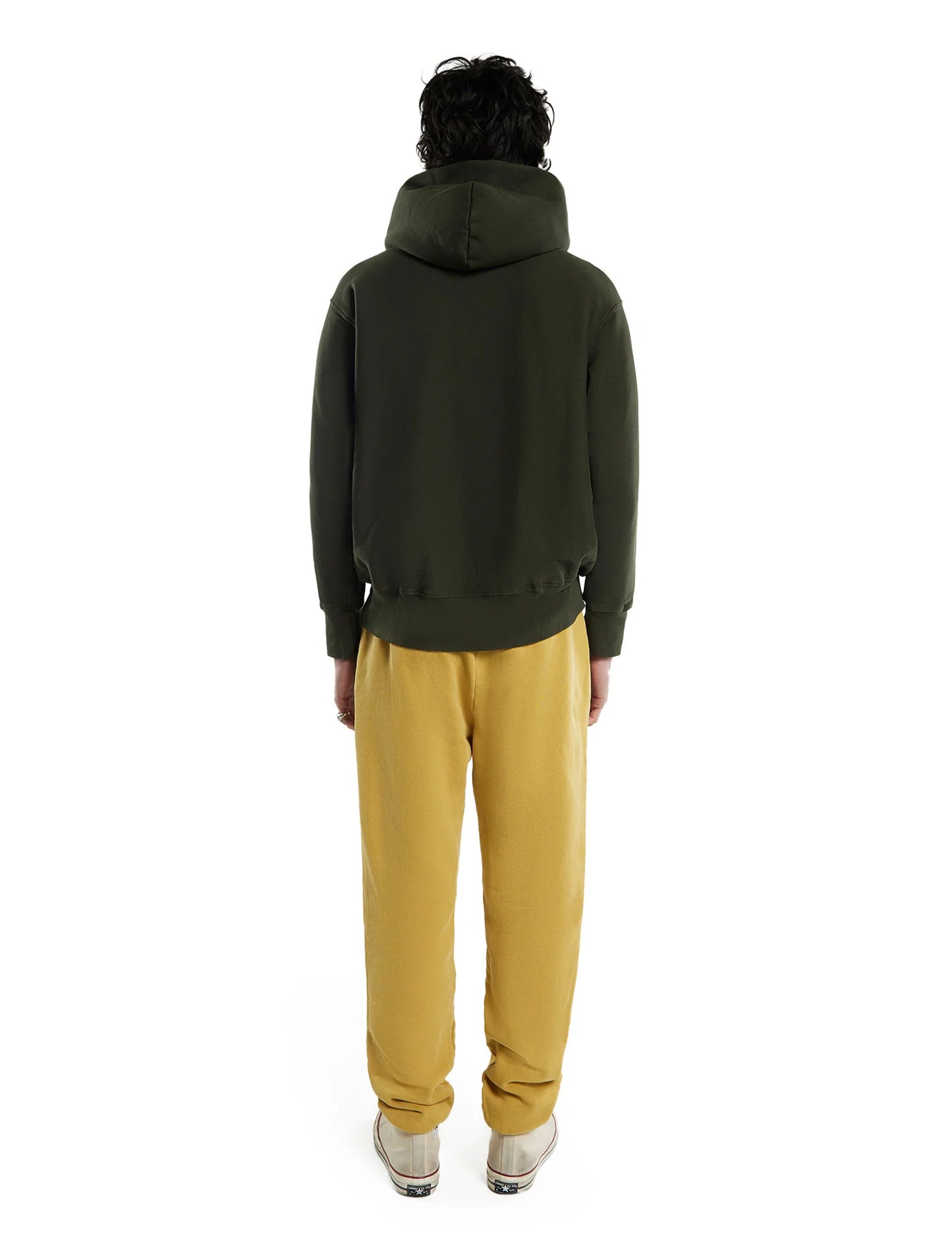【NEW】LES TIEN_CROP HOODIE_PIGMENT DYE_CF-1001-PD