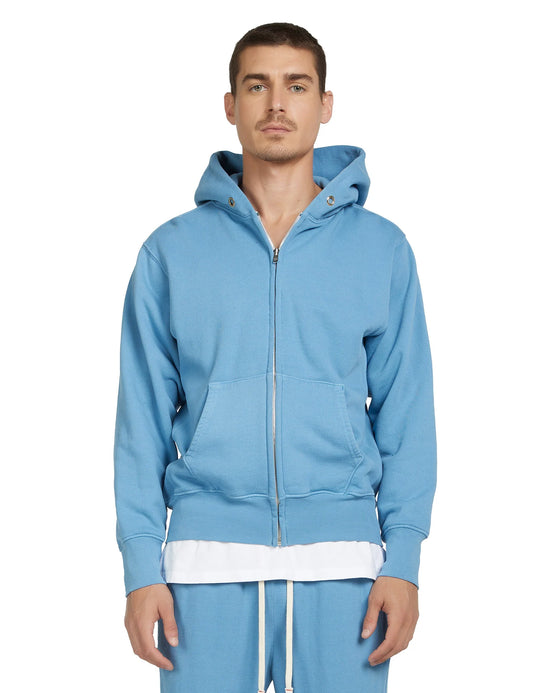 【NEW COLOR】LES TIEN_CROPPED ZIP HOODIE_CF-1011(GLACIER)