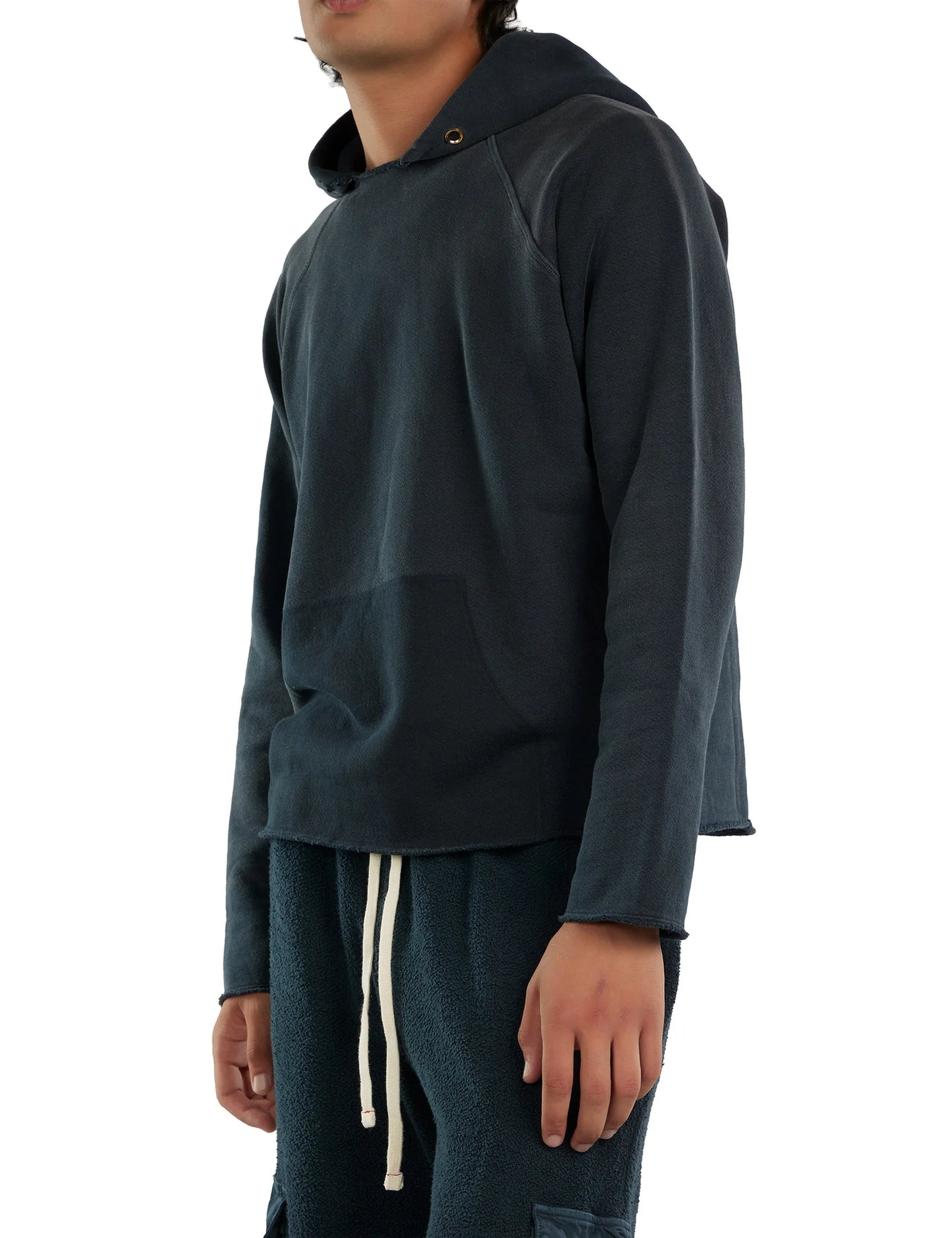 【NEW】LES TIEN_RAW RAGLAN HOODIE_CF-1135-PS