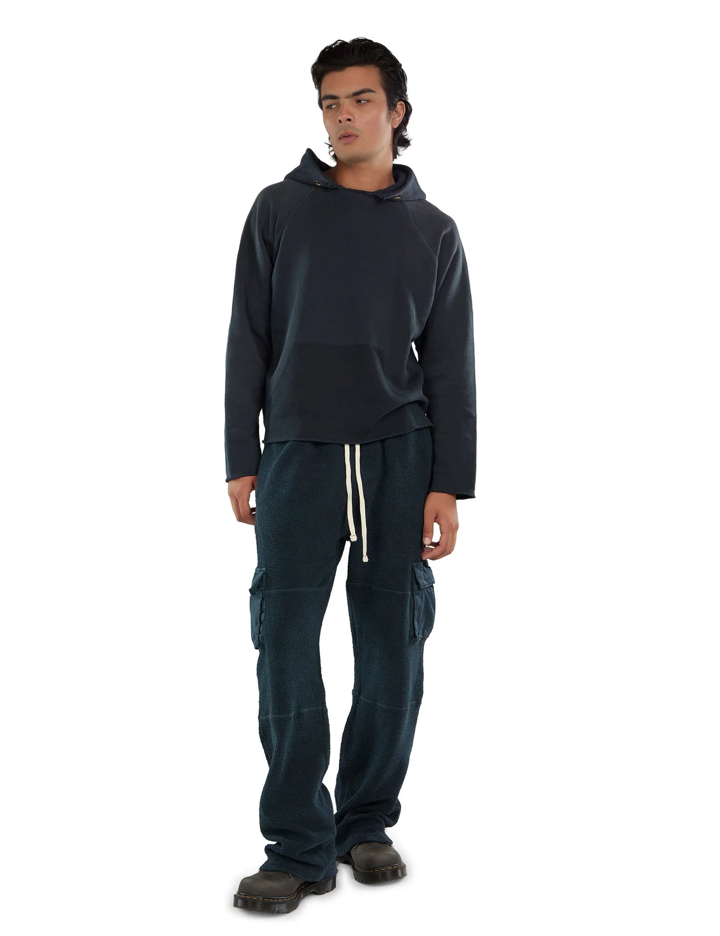 【NEW】LES TIEN_RAW RAGLAN HOODIE_CF-1135-PS