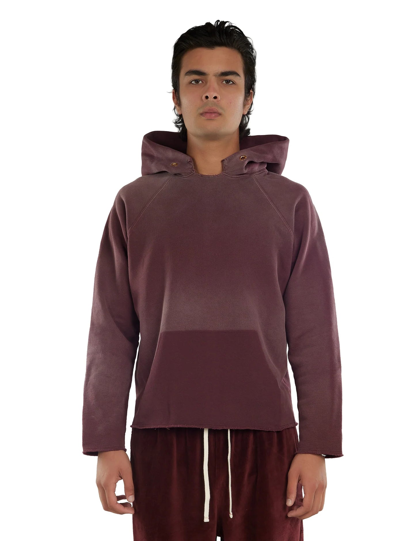 【NEW】LES TIEN_RAW RAGLAN HOODIE_CF-1135-PS