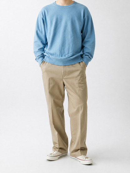 【NEW COLOR】LES TIEN_CROP CREW_CF-1003 (GLACIER)