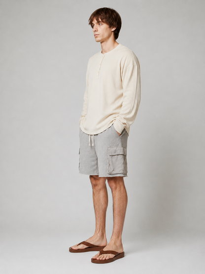 【NEW】LES TIEN_サーマルBASEBALL HEM HENLEY L/S_TH-2105