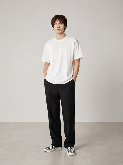 【NEW】LES TIEN_BINDED NECK OVERSIZED TEE_HV-2092