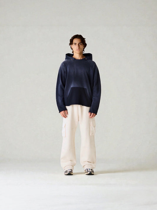 【残りわずか】LES TIEN_RAW RAGLAN HOODIE_CF-1135-PS
