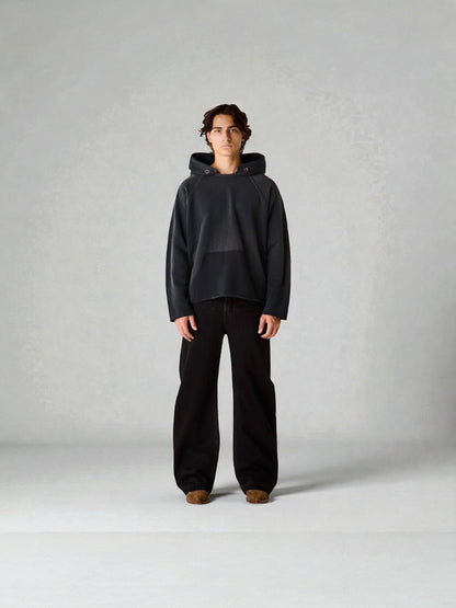 【残りわずか】LES TIEN_RAW RAGLAN HOODIE_CF-1135-PS