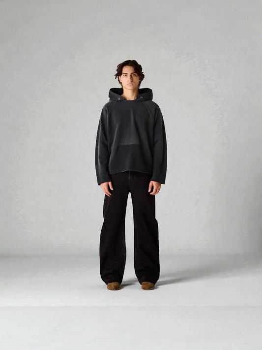 【残りわずか】LES TIEN_RAW RAGLAN HOODIE_CF-1135-PS