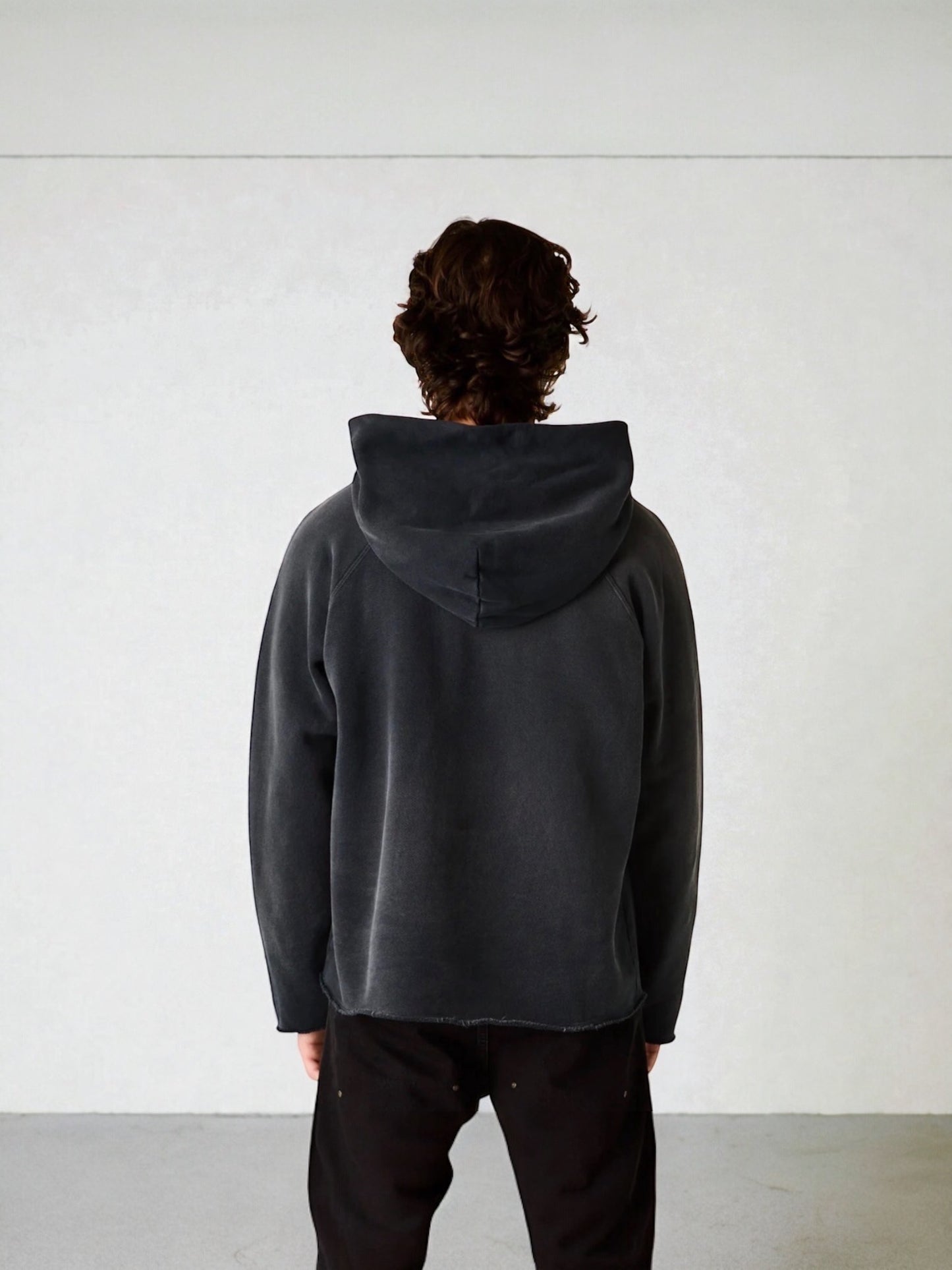 【残りわずか】LES TIEN_RAW RAGLAN HOODIE_CF-1135-PS