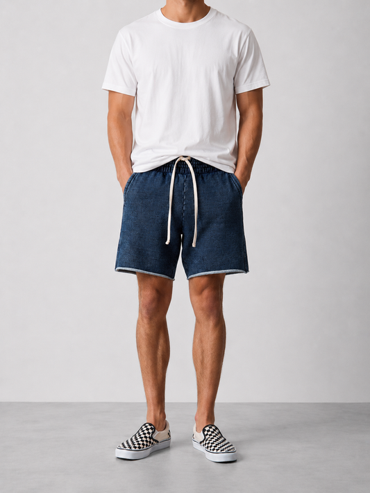 【NEW】LES TIEN_INDIGO YACHT SHORT_IF-3000J