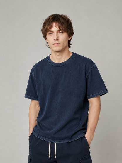 【NEW】LES TIEN_BINDED NECK RELAXED TEE_IJ-2088J