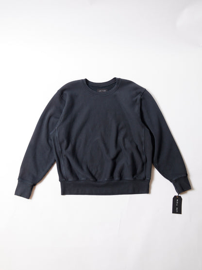 【NEW COLOR】LES TIEN_CROP CREW_CF-1003 (FADED BLACK)