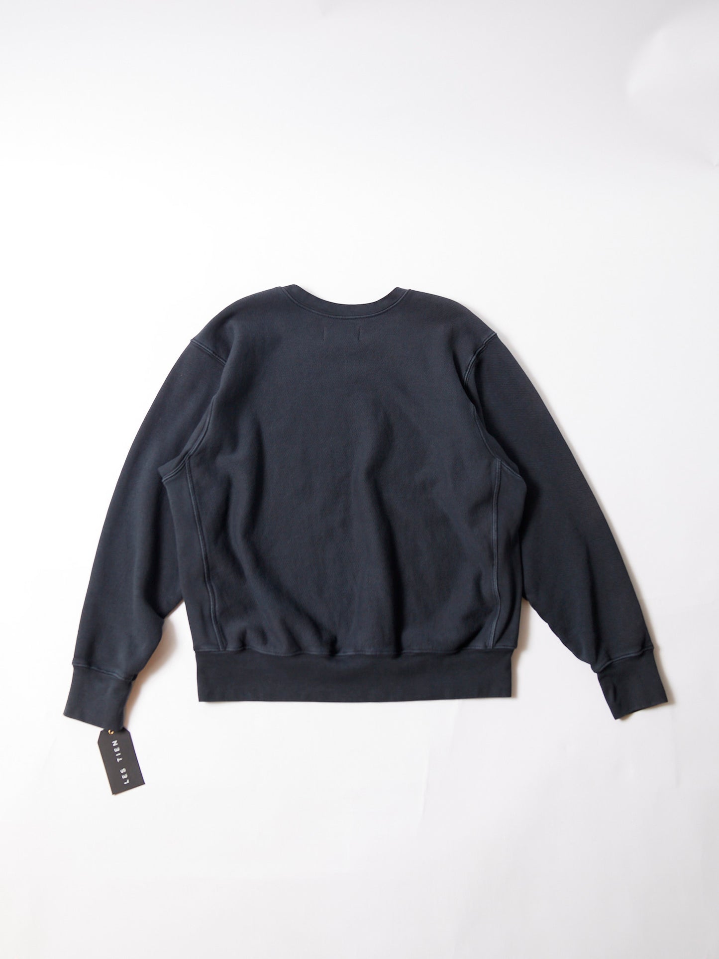 【NEW COLOR】LES TIEN_CROP CREW_CF-1003 (FADED BLACK)