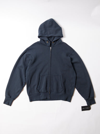【NEW COLOR】LES TIEN_CROPPED ZIP HOODIE_CF-1011 (FADED BLACK)