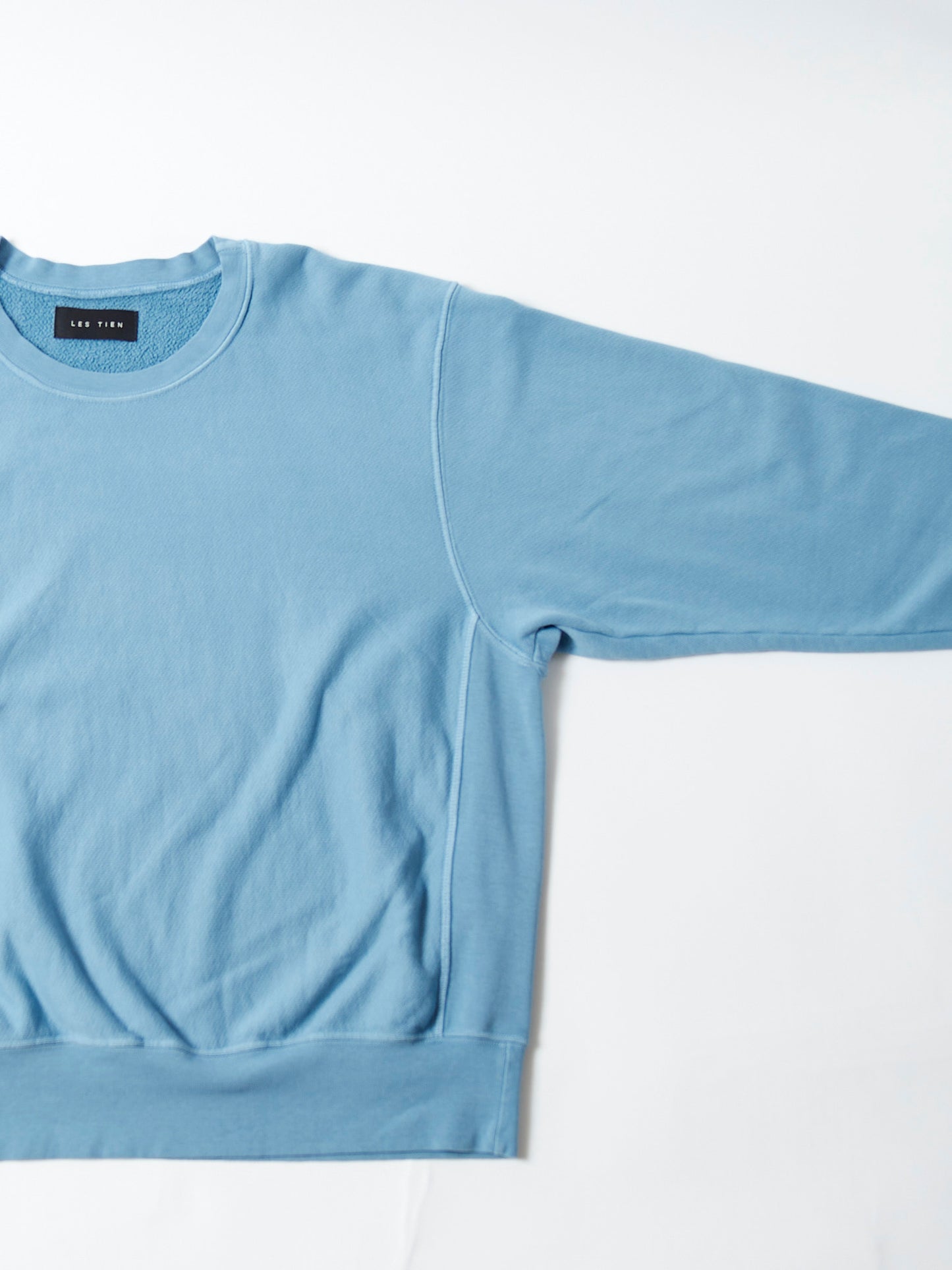 【NEW COLOR】LES TIEN_CROP CREW_CF-1003 (GLACIER)