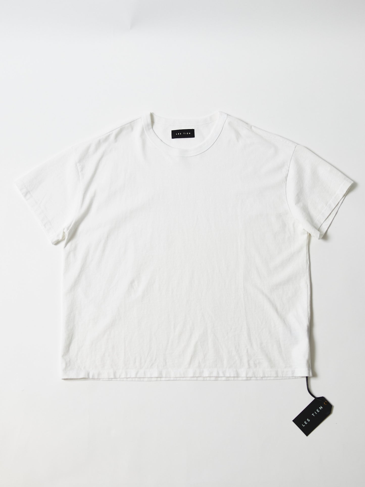 【NEW】LES TIEN_BINDED NECK OVERSIZED TEE_HV-2092