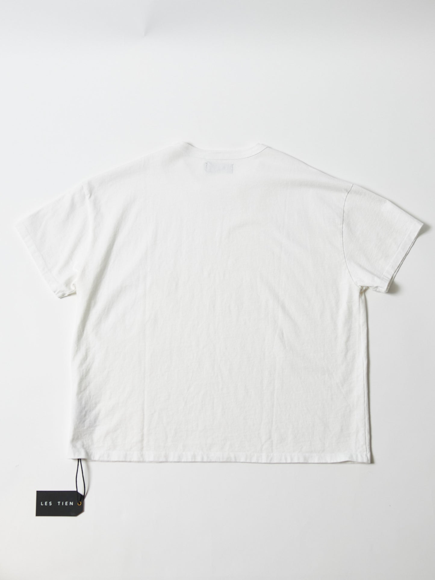 【NEW】LES TIEN_BINDED NECK OVERSIZED TEE_HV-2092