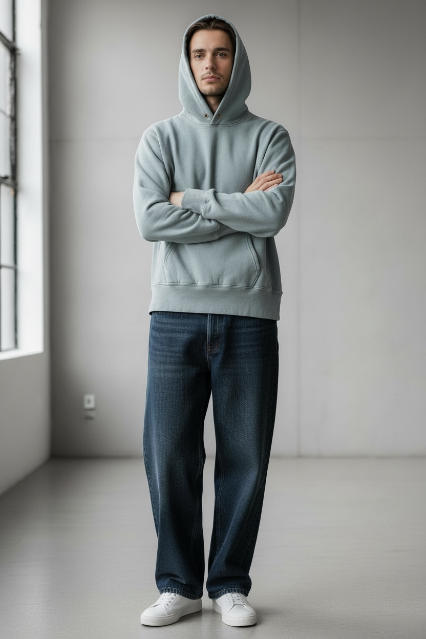 【NEW】LES TIEN_CROPPPED HOODIE_CF-1001-PD