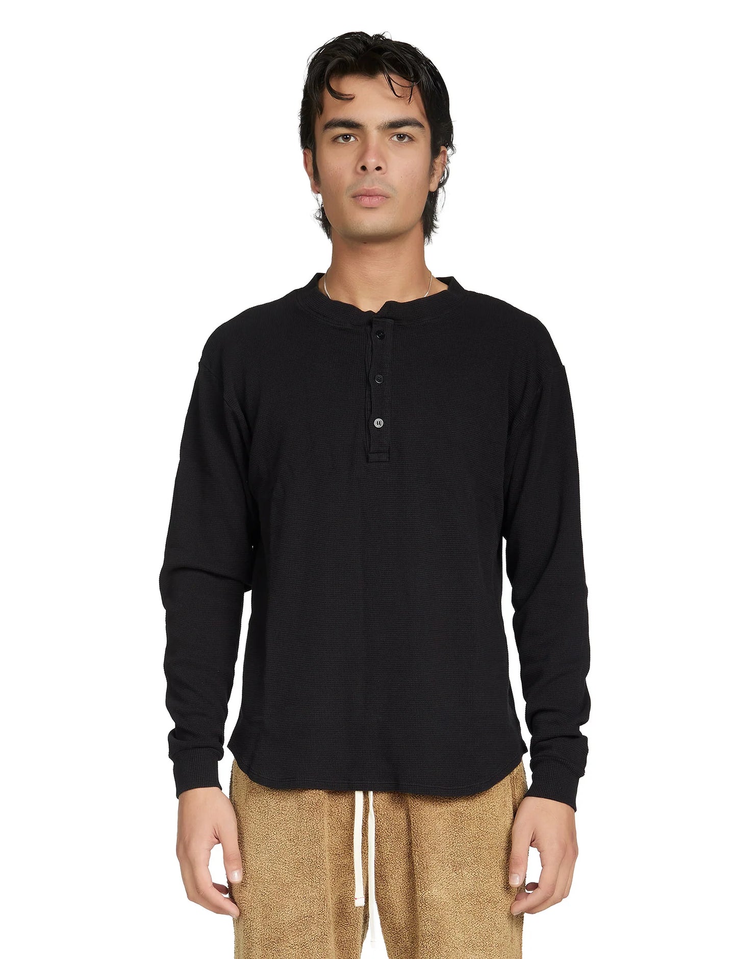 【NEW】LES TIEN_サーマルBASEBALL HEM HENLEY L/S_TH-2105