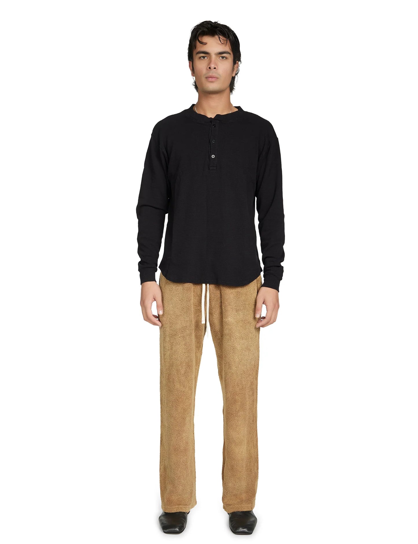 【NEW】LES TIEN_サーマルBASEBALL HEM HENLEY L/S_TH-2105