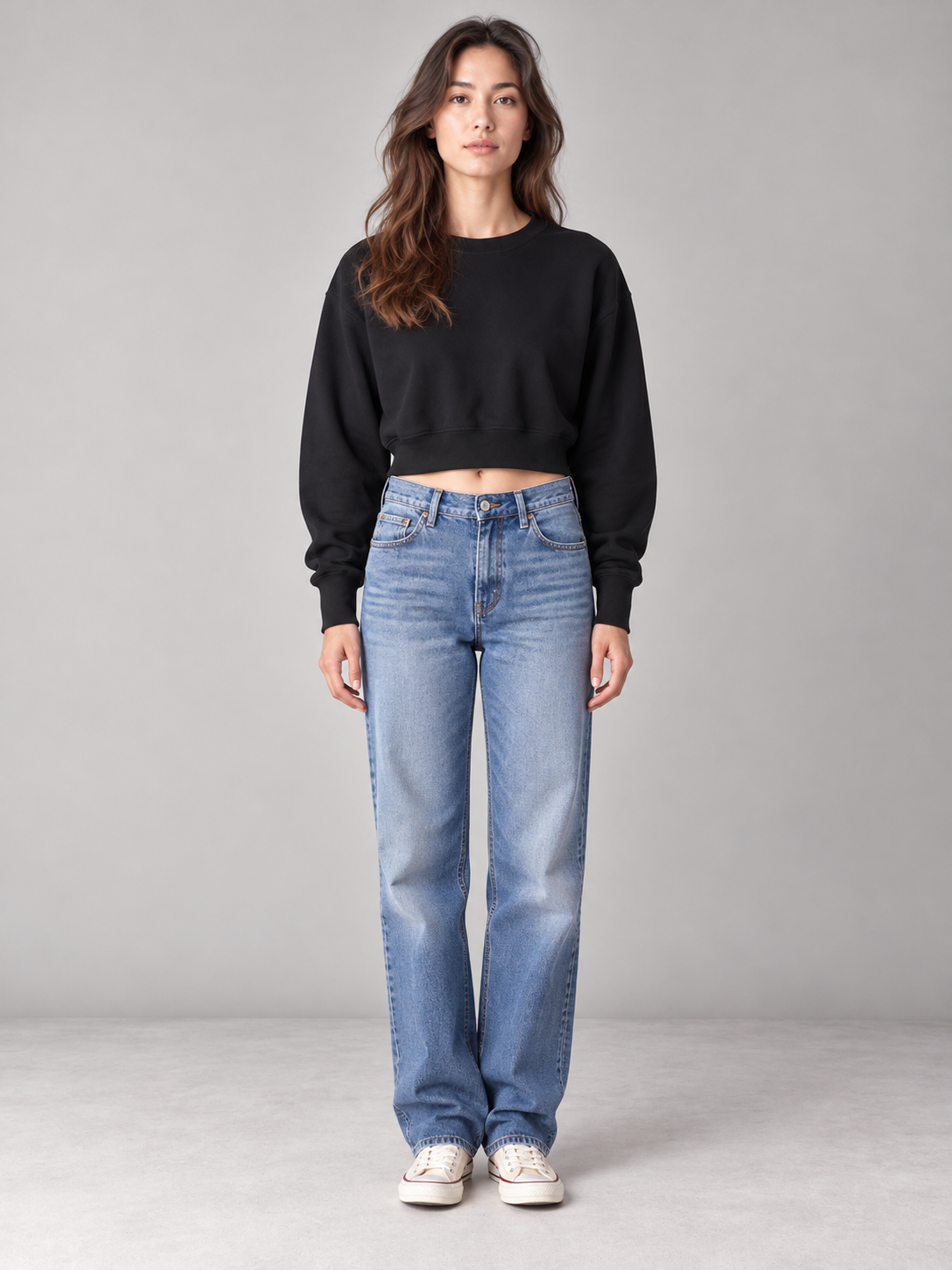 【NEW】LES TIEN_RIDER CROP CREW_W-CF-1049