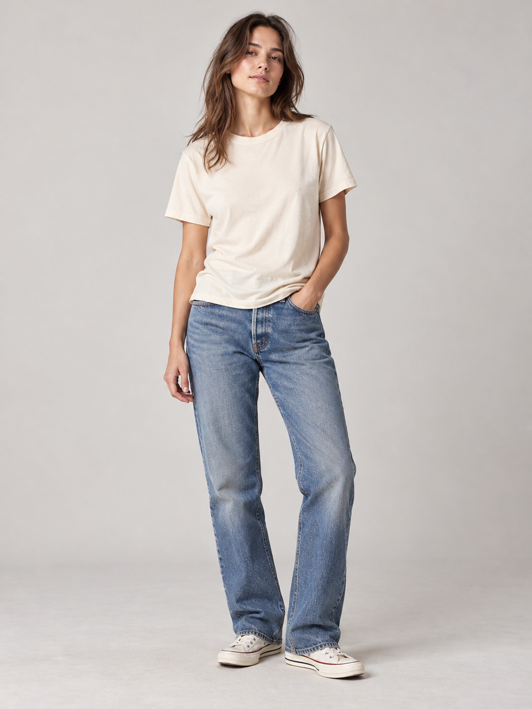【NEW】LES TIEN_JANE CLASSIS TEE_W-CC-2084